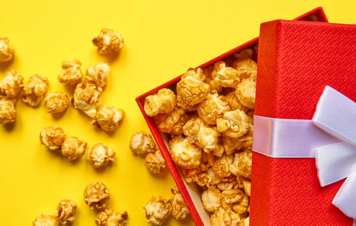 Popcorn Tin as a Gift