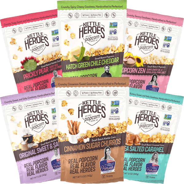 Kettle Heroes Variety Popcorn Packs