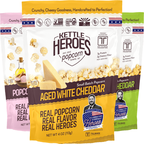 Kettle Heroes Signature Flavored Popcorn