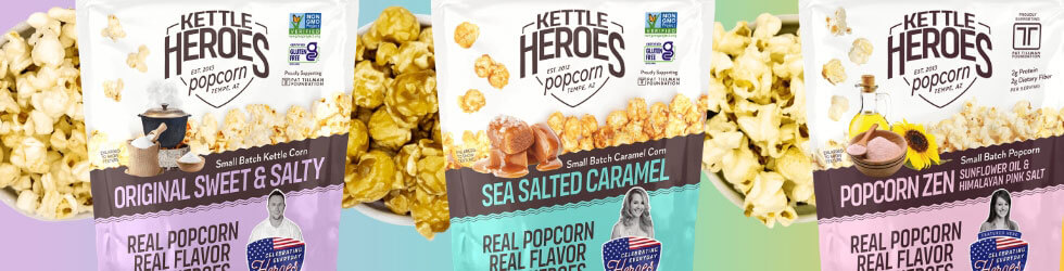 Kettle Heroes popcorn flavors